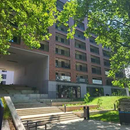 Apartwro 2th - Square Railway Station, Balcony, Garage Wrocław